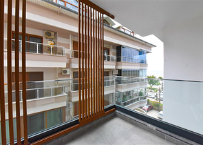 Möblierte Wohnung 20 m vom Meer mit 1+1 Grundriss im Stadtteil Oba entfernt