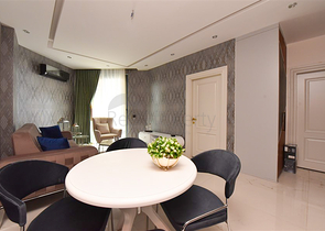 Möblierte Wohnung 20 m vom Meer mit 1+1 Grundriss im Stadtteil Oba entfernt