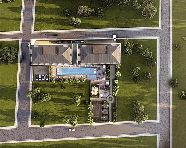 Wohnungen in einer neuen Wohnanlage im Stadtteil Kestel