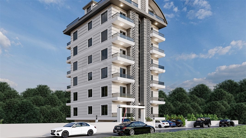 Neues Bauprojekt im Stadtteil Mahmutlar