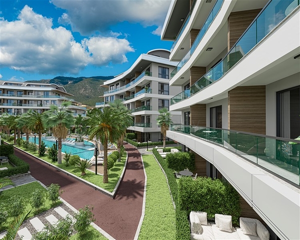 Wohnkomplex mit Infrastruktur im Bezirk Oba