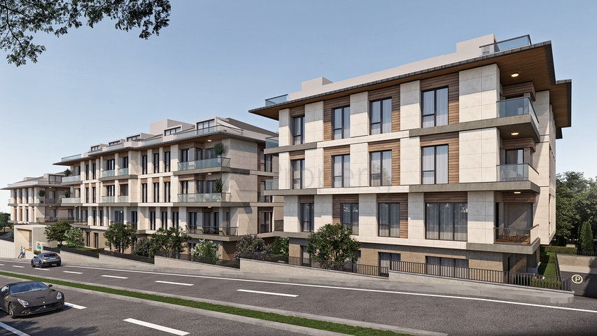 Investitionsprojekt in der Bauphase im Stadtteil Beylikdüzü 