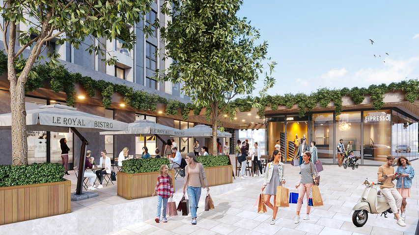 Moderne Wohnanlage im Bau im neuen Geschäftsviertel von Kadiköy Moderne Wohnanlage im Bau im neuen Geschäftsviertel von Kadiköy
