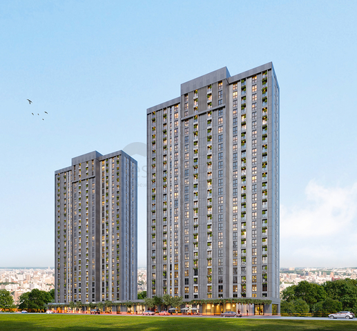 Moderne Wohnanlage im Bau im neuen Geschäftsviertel von Kadiköy Moderne Wohnanlage im Bau im neuen Geschäftsviertel von Kadiköy
