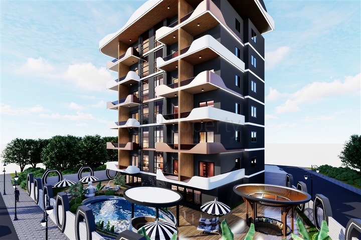 Neues Bauprojekt im Stadtteil Mahmutlar