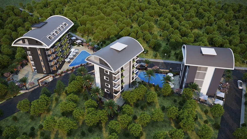 Neue Wohnanlage im Bezirk Oba