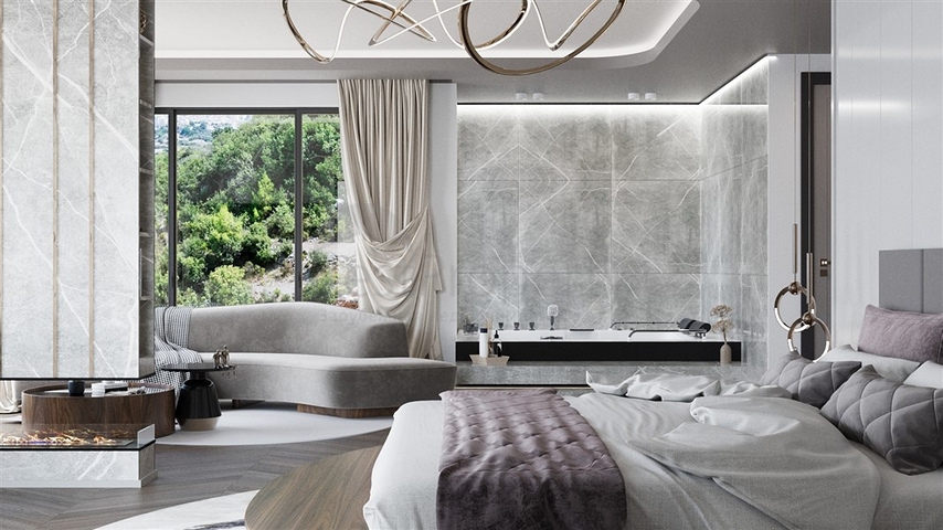 Wohnkomplex mit atemberaubenden Aussichten in der Gegend von Bektas