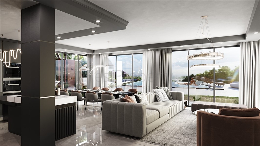 Wohnkomplex mit atemberaubenden Aussichten in der Gegend von Bektas