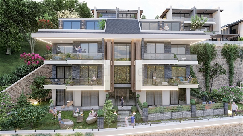 Wohnkomplex mit atemberaubenden Aussichten in der Gegend von Bektas