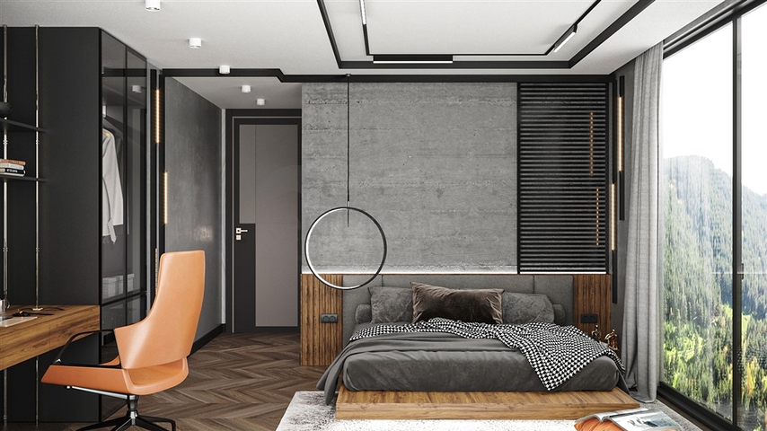 Wohnkomplex mit atemberaubenden Aussichten in der Gegend von Bektas