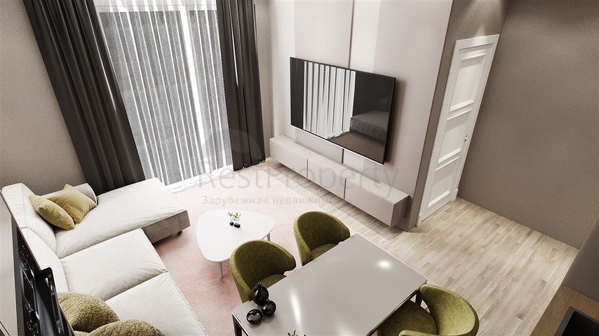 2+1 Wohnung in einem im Bau befindlichen Komplex im Stadtteil Okurcalar