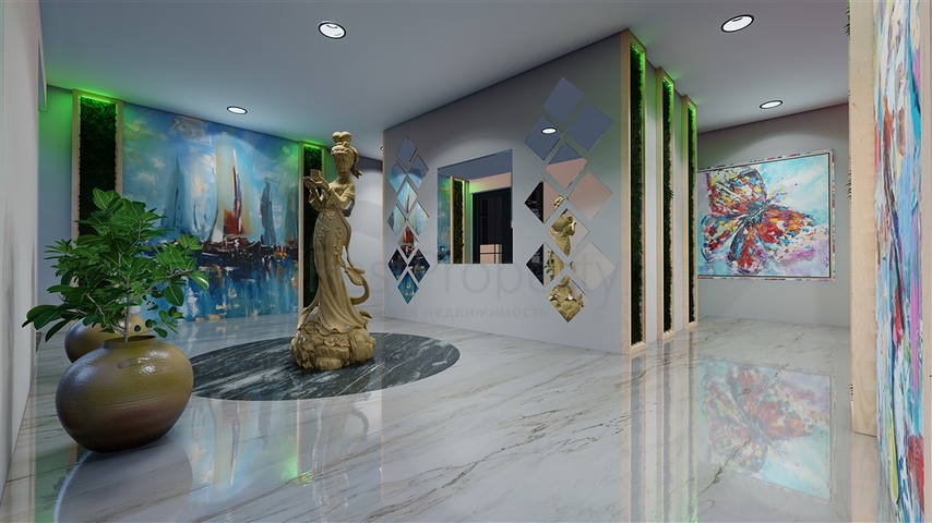 2+1 Wohnung in einem im Bau befindlichen Komplex im Stadtteil Okurcalar