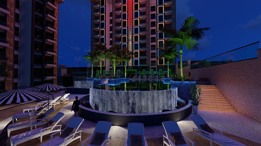 2+1 Wohnung in einem im Bau befindlichen Komplex im Stadtteil Okurcalar