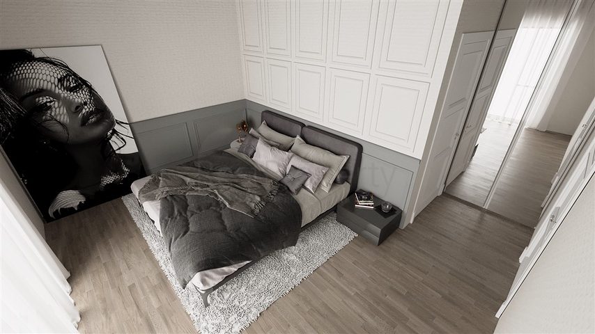 2+1 Wohnung in einem im Bau befindlichen Komplex im Stadtteil Okurcalar