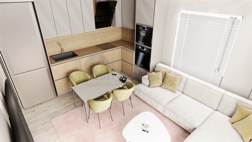 2+1 Wohnung in einem im Bau befindlichen Komplex im Stadtteil Okurcalar