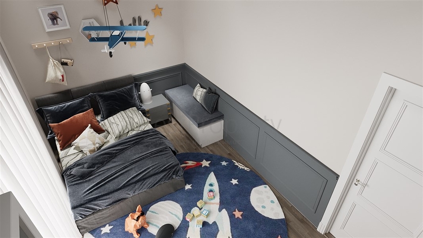 2+1 Wohnung in einem im Bau befindlichen Komplex im Stadtteil Okurcalar