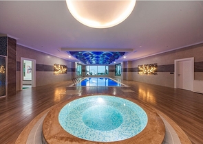 1+1 möblierte Wohnung mit wunderschönem Meerblick im Stadtteil Kargicak