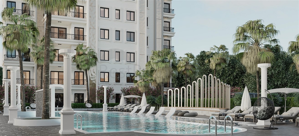 1+1 Wohnung in der Nähe von Injecum Beach