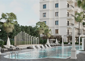 1+1 Wohnung in der Nähe von Injecum Beach