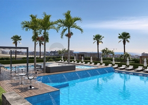 1+1 Wohnung in einem neu gebauten modernen Komplex in Mahmutlar