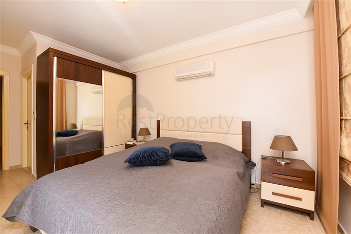 Große 2+1 Aussicht Wohnung mit Meerblick