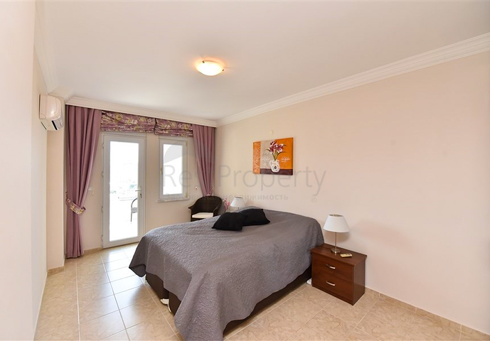 Große 2+1 Aussicht Wohnung mit Meerblick