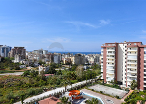 Große 2+1 Aussicht Wohnung mit Meerblick