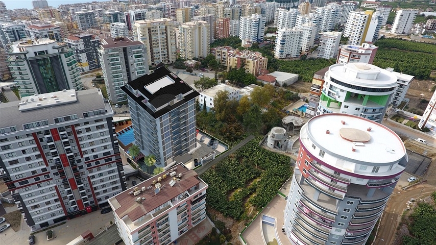 Geräumige 1+1-Wohnung in einem im Bau befindlichen Haus im Stadtteil Mahmutlar