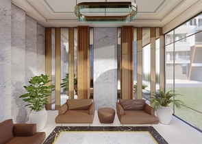 Geräumige 1+1-Wohnung in einem im Bau befindlichen Haus im Stadtteil Mahmutlar