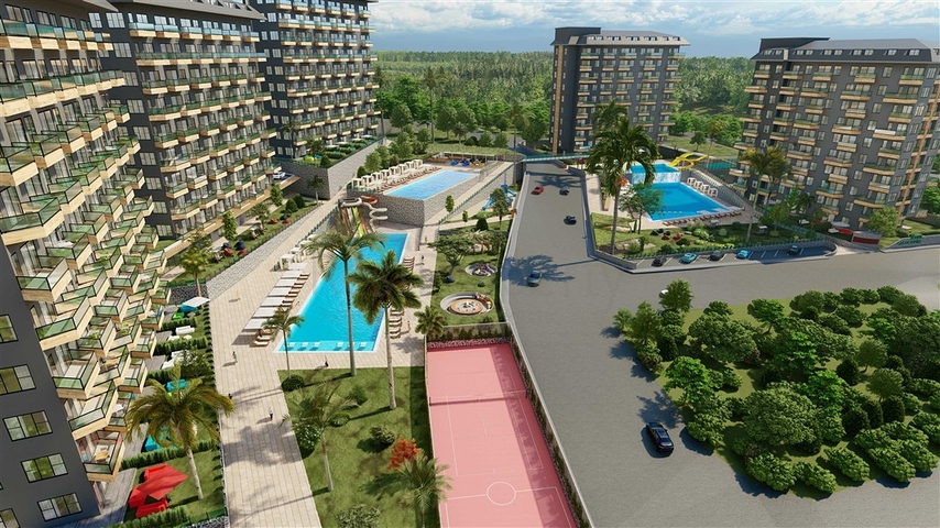 1+1 Wohnung in Avsallar