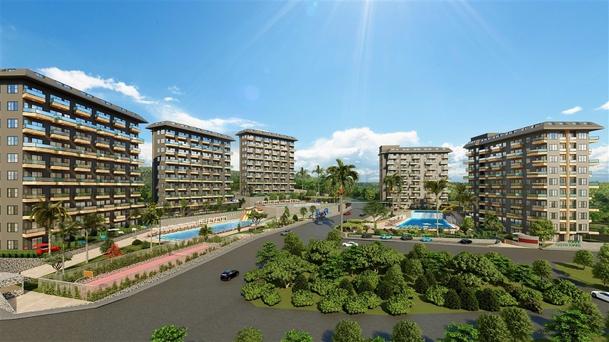 1+1 Wohnung in Avsallar