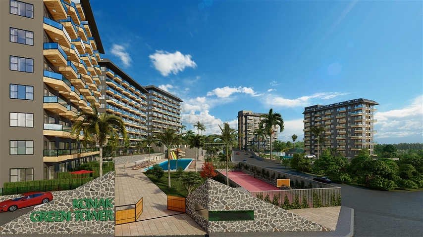 1+1 Wohnung in Avsallar