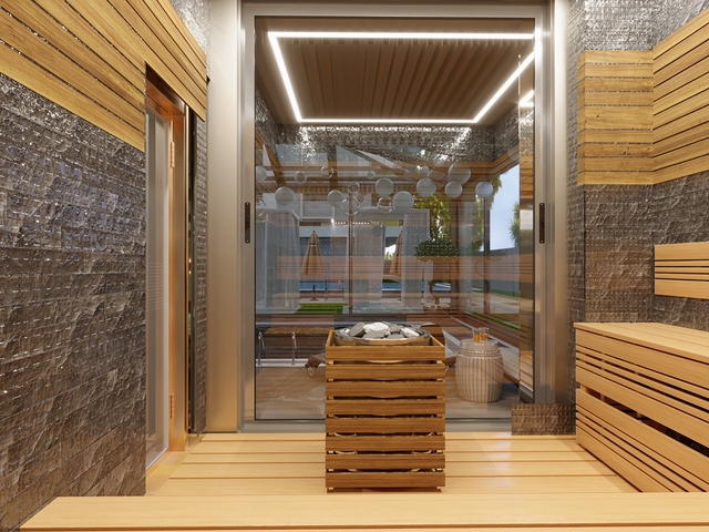 1+1 Wohnung in einem Komplex in einem Primiumkomplex der Klasse im Stadtteil Mahmutlar