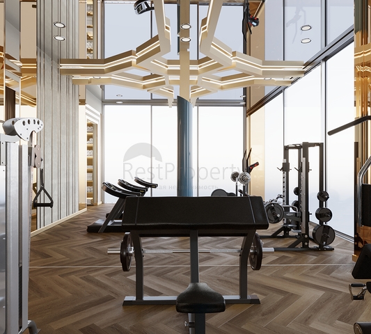 1+1 Wohnung in einem Komplex in einem Primiumkomplex der Klasse im Stadtteil Mahmutlar