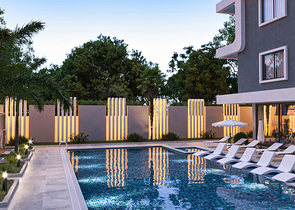 1+1 Wohnung in einem Komplex in einem Primiumkomplex der Klasse im Stadtteil Mahmutlar