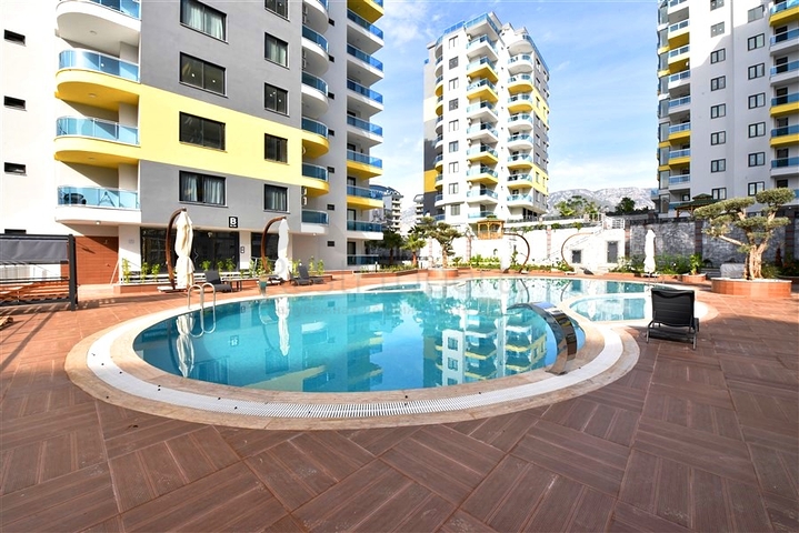 Apartment mit 1+1 Grundriss im Stadtteil Mahmutlar