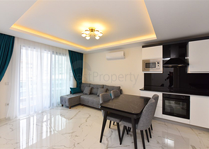 Apartment mit 1+1 Grundriss im Stadtteil Mahmutlar