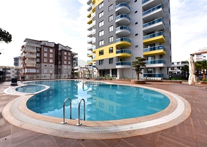 Apartment mit 1+1 Grundriss im Stadtteil Mahmutlar