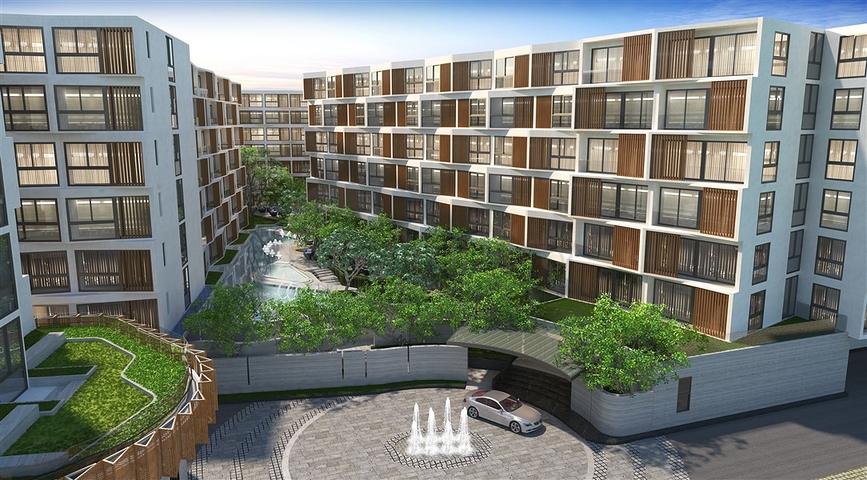 Moderne Wohnanlage 200 m vom Strand von Bangtao entfernt