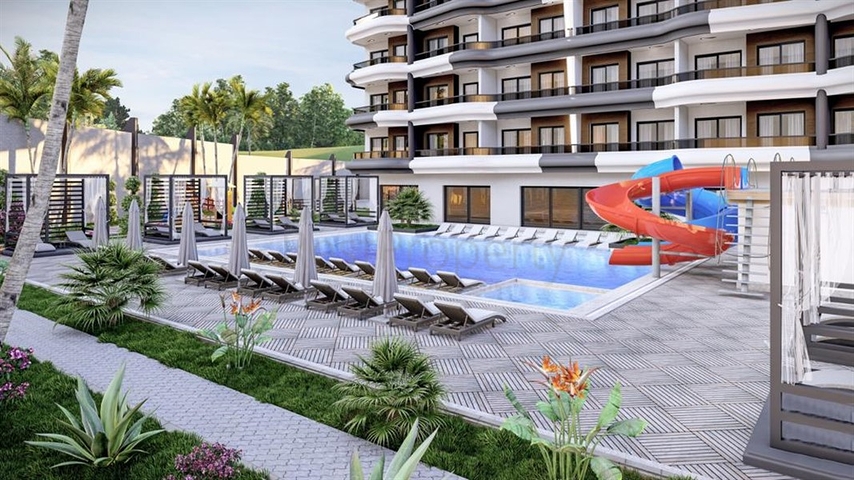 1+1 Wohnung im Stadtteil Avsallar