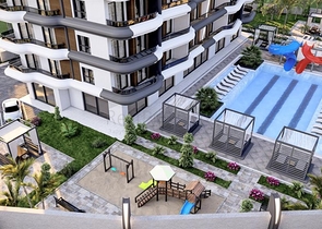 1+1 Wohnung im Stadtteil Avsallar