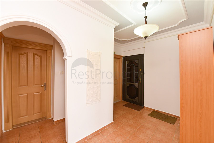 Die 2+1-Wohnung wird im Zentrum von Alanya vermietet