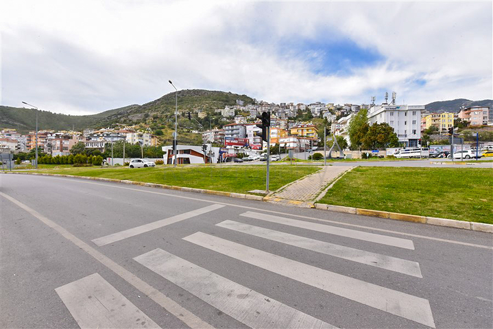 Die 2+1-Wohnung wird im Zentrum von Alanya vermietet