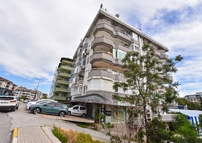 Die 2+1-Wohnung wird im Zentrum von Alanya vermietet