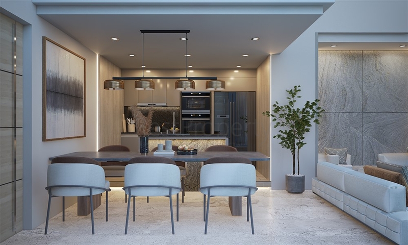 Eine tropische Oase des Komforts und der Ruhe am Hang in Layan