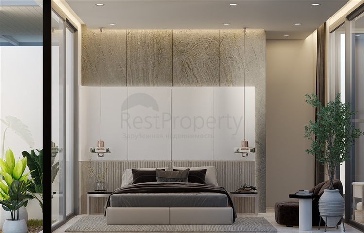 Eine tropische Oase des Komforts und der Ruhe am Hang in Layan