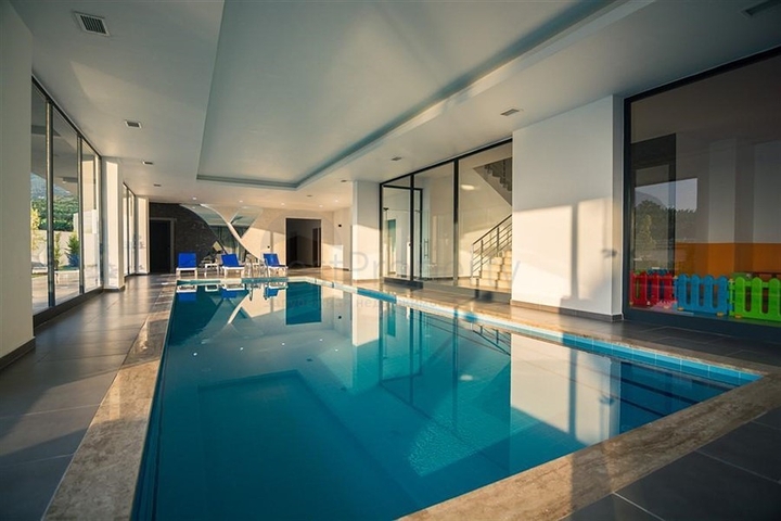 1+1 möblierte Wohnung mit Meer- und Bergblick im Stadtteil Mahmutlar