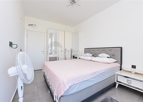 1+1 möblierte Wohnung mit Meer- und Bergblick im Stadtteil Mahmutlar