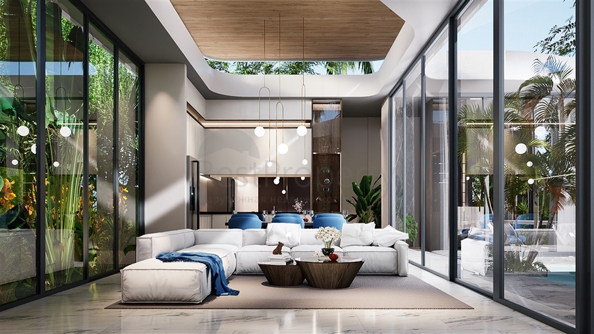 Konzeptionelles Projekt von Villen auf Bang Tao