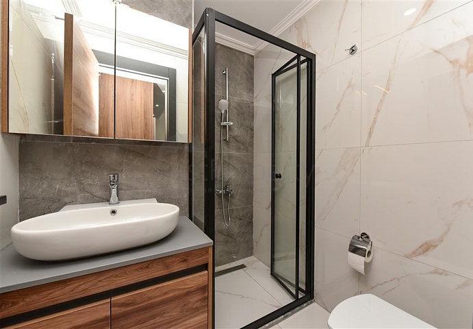 Wohnung 1+1 in einem neuen Komplex mit entwickelter Infrastruktur 